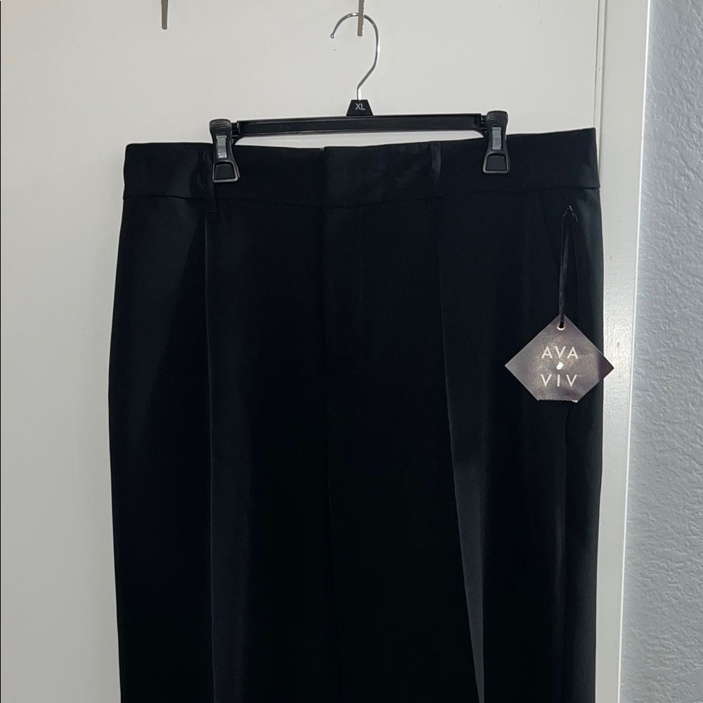 Ava & Viv Classic Black Men's Trousers NWT!!!